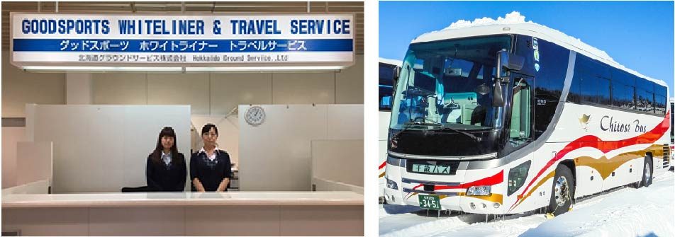 二世古機場巴士時間表 2023-24|White Liner機場巴士需於發車前20分鐘抵達櫃檯報到,需要特別留意的是報到櫃台位於新千歲機場「國內線」一樓,如果搭乘國際航班抵達的旅