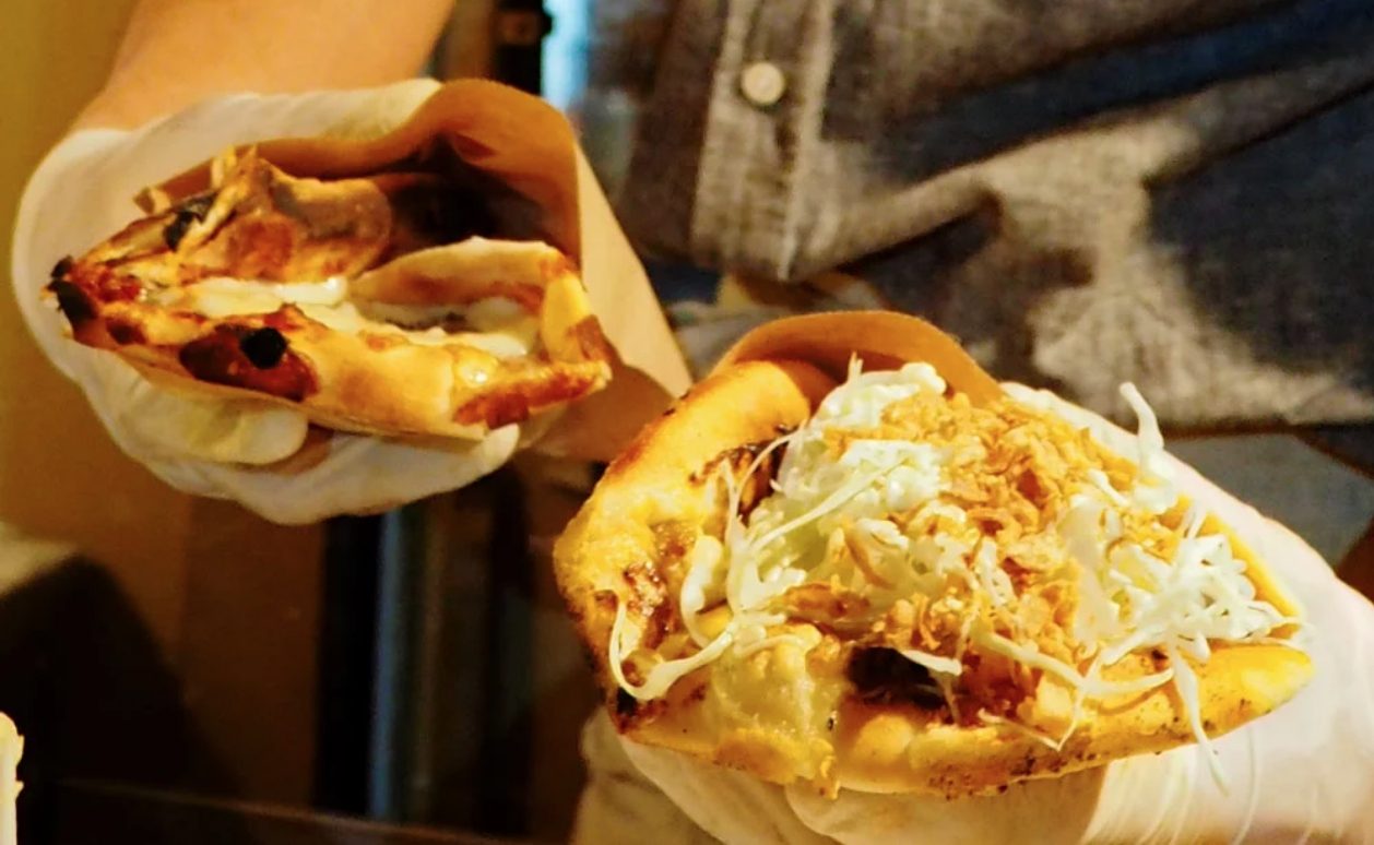雪浪推介：Pi-Kan Rollpizza｜客人點單後，Wataru-san立即在細小的food truck内現製！