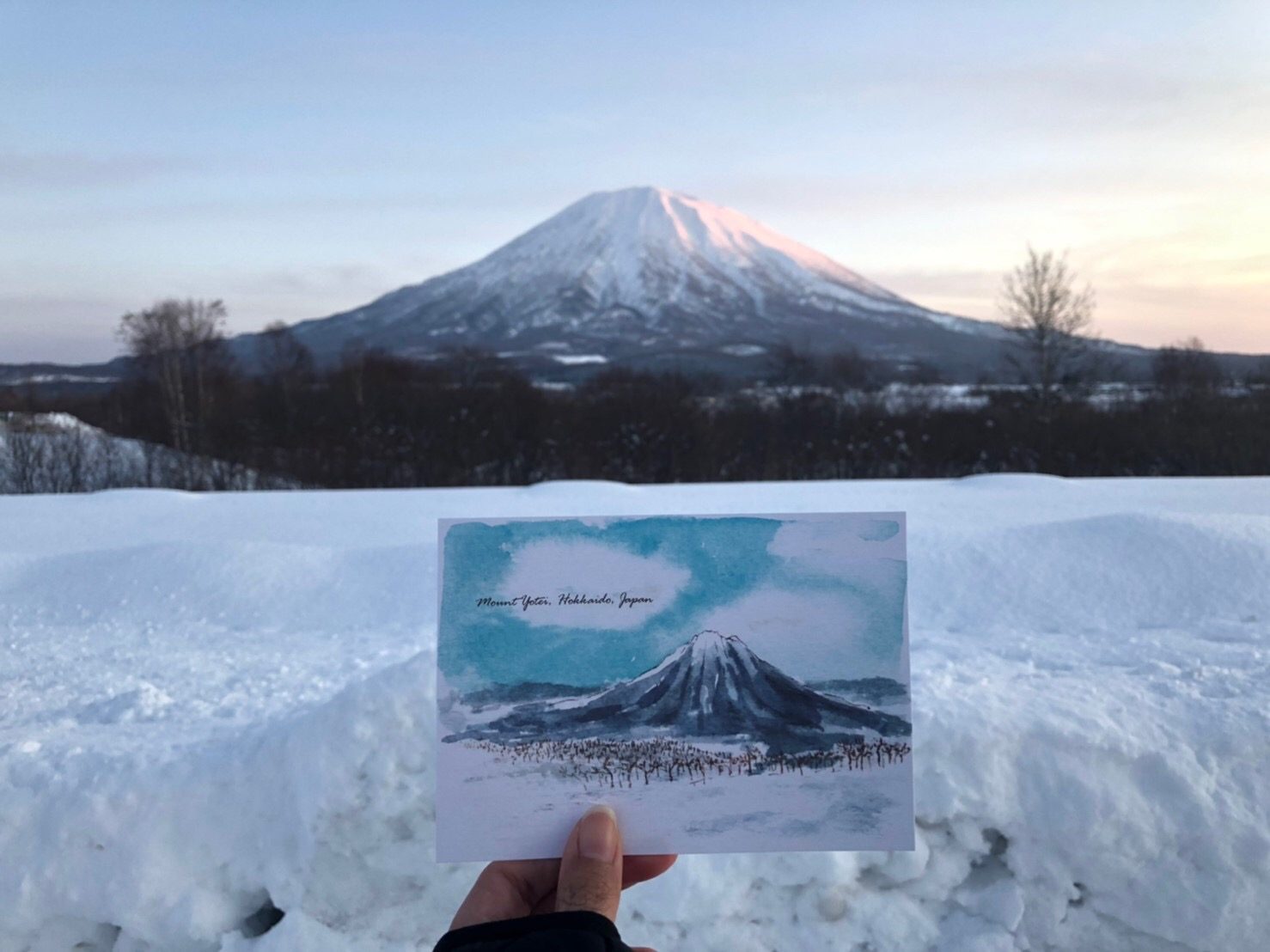 雪浪原創二世古明信片