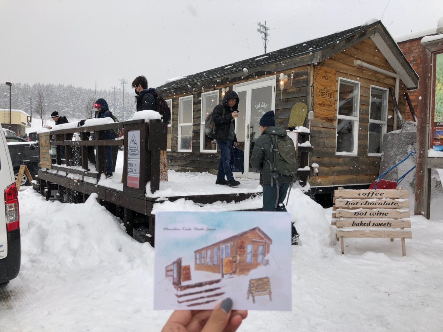 雪浪原創二世古明信片
