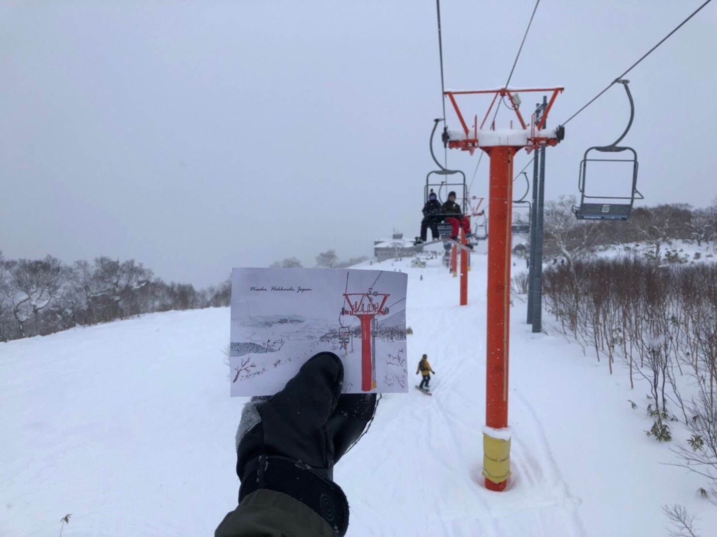 雪浪原創二世古明信片